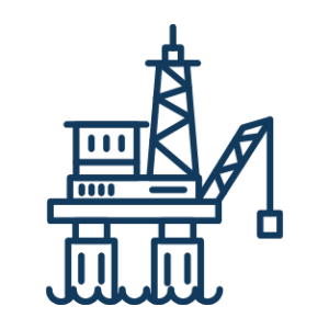 Offshore platform icon